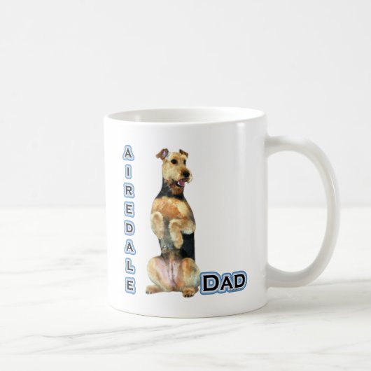 Airedale Terrier Dad 4 Koffiemok (Rechts)
