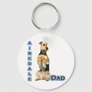 Airedale Terrier Dad 4 - Sleutelhanger