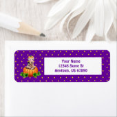 Airedale Terrier Dale-O-Lantern-labels Etiket (Insitu)