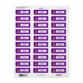 Airedale Terrier Dale-O-Lantern-labels Etiket (Full Sheet)