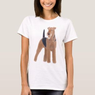 Airedale Terrier Dames Babydoll Shirt