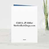 Airedale Terrier - de Jacht van het Been van Feestdagen Kaart (Achterkant)