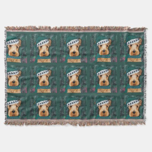 Airedale Terrier Deken (Voorkant)