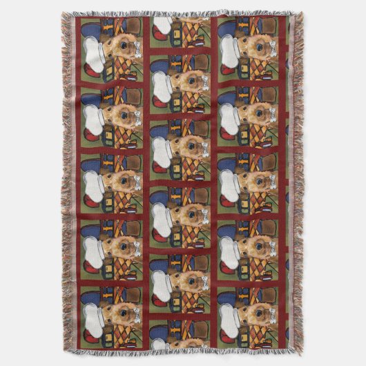 Airedale Terrier Deken (Voorkant Verticaal)