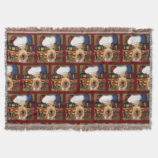 Airedale Terrier Deken (Voorkant)