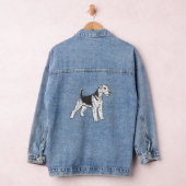 Airedale Terrier Denim Jacket (Hangar)