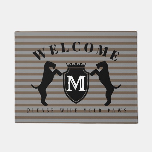  Airedale Terrier Deuren Mat (Voorkant)