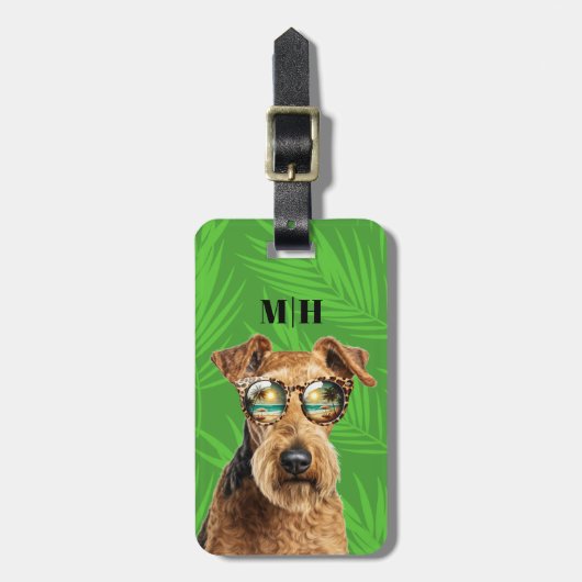 Airedale Terrier Dog Bagagelabel (Voorkant verticaal)