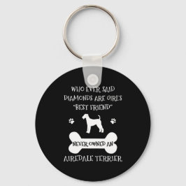 Airedale Terrier Dog Best Friend Sleutelhanger