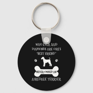 Airedale Terrier Dog Best Friend Sleutelhanger