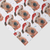 Airedale Terrier Dog Breed Christmas Tissuepapier (Detail)