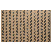 Airedale Terrier Dog Fabric Stof (Yard (91,4 cm))