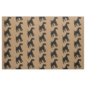 Airedale Terrier Dog Fabric Stof (Fat Quarter)
