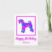 Airedale Terrier Dog Funny Birthday Kaart (Voorkant)