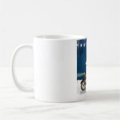 Airedale Terrier Dog kerstkerstkerstkerstkerstman Koffiemok (Links)