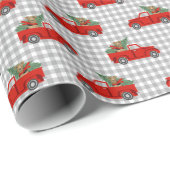 Airedale Terrier Dog-kersttruck Cadeaupapier (Rol Hoek)