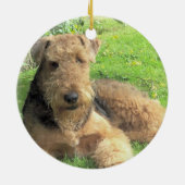 Airedale Terrier Dog Ornament (Achterkant)