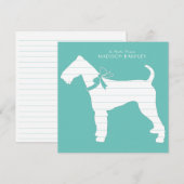 Airedale Terrier Dog Puppy Bedankkaart (Voorkant / Achterkant)