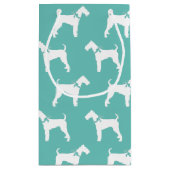 Airedale Terrier Dog Puppy Klein Cadeauzakje (Achterkant)