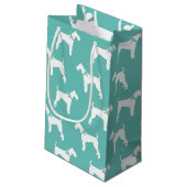 Airedale Terrier Dog Puppy Klein Cadeauzakje (Achterkant Gekanteld)