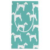 Airedale Terrier Dog Puppy Klein Cadeauzakje (Voorkant)