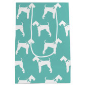 Airedale Terrier Dog Puppy Medium Cadeauzakje (Achterkant)