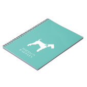 Airedale Terrier Dog Puppy Notitieboek (Linkerzijde)