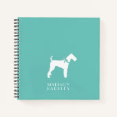 Airedale Terrier Dog Puppy Notitieboek (Voorkant)