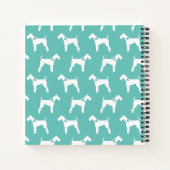 Airedale Terrier Dog Puppy Notitieboek (Achterkant)