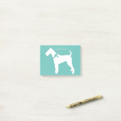 Airedale Terrier Dog Puppy Post-it® Notes (Op bureau)