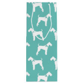 Airedale Terrier Dog Puppy Wijn Cadeautas (Achterkant)