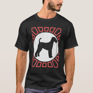 Airedale Terrier Dog Retro  T-shirt