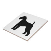 Airedale Terrier Dog Tegeltje (Zijkant)