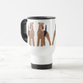 Airedale Terrier Dogs Travel Mug Reisbeker (Voorkant links)