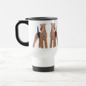 Airedale Terrier Dogs Travel Mug Reisbeker (Links)