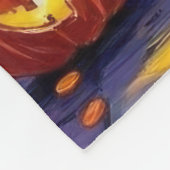 Airedale Terrier Dogs Trick-or-Treating Halloween Fleece Deken (Hoek)