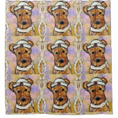 AIREDALE TERRIER DOUCHEGORDIJN (Voorkant)