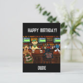 AIREDALE TERRIER- EN FRIENDS-Briefkaart Briefkaart (Staand voorkant)