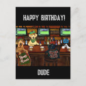 AIREDALE TERRIER- EN FRIENDS-Briefkaart Briefkaart (Voorkant)