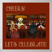 AIREDALE TERRIER EN VRIENDEN POSTER (Voorkant)