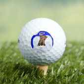 Airedale Terrier Engel Golfballen (Insitu Shirt)