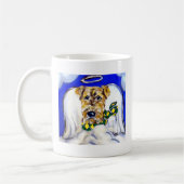 Airedale Terrier Engel Koffiemok (Links)