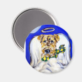 Airedale Terrier Engel Magneet (Voorkant / Achterkant)