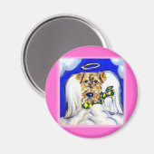 Airedale Terrier Engel Magneet (Voorkant / Achterkant)