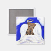 Airedale Terrier Engel Magneet (Voorkant / Achterkant)