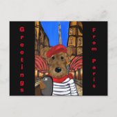 Airedale Terrier Feestdagenkaart (Voorkant)