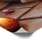 Airedale Terrier Fireplace Christmas Lights Poster (Hoek)