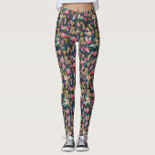 Airedale Terrier Floral Dog leggings (Voorkant)