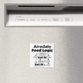 Airedale Terrier Food Logic Magneet (Insitu (Vaatwasser))