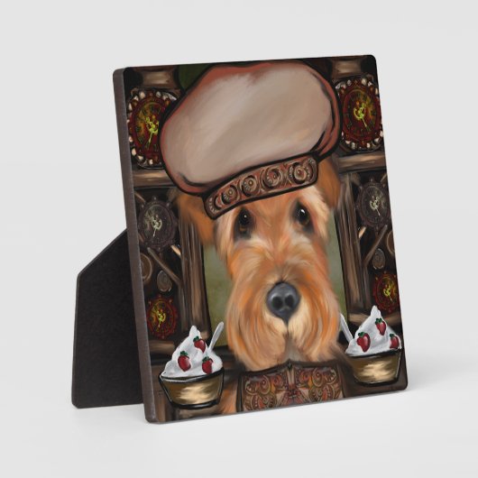 AIREDALE TERRIER FOTOPLAAT (Voorkant)